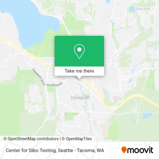 Mapa de Center for Sibo Testing