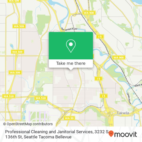 Professional Cleaning and Janitorial Services, 3232 S 136th St map