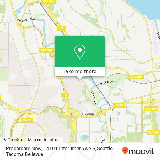 Procarcare Now, 14101 Interurban Ave S map