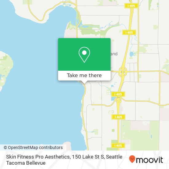 Mapa de Skin Fitness Pro Aesthetics, 150 Lake St S