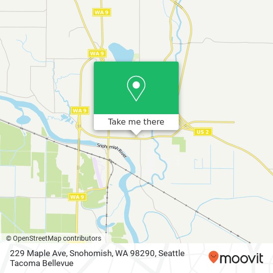 229 Maple Ave, Snohomish, WA 98290 map