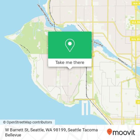 W Barrett St, Seattle, WA 98199 map