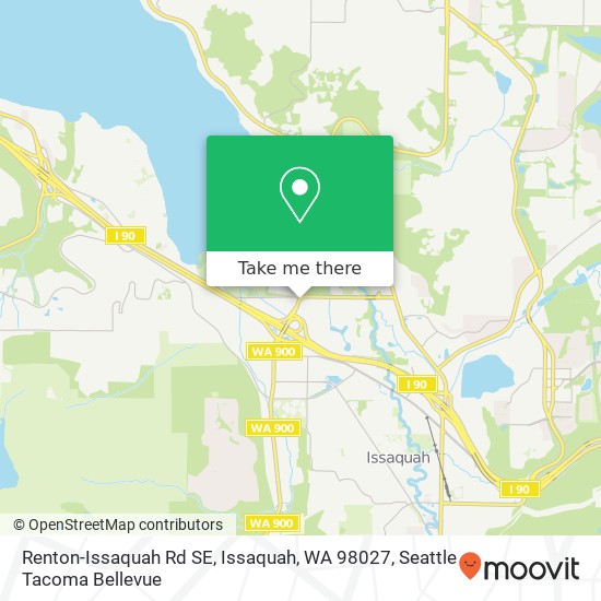Mapa de Renton-Issaquah Rd SE, Issaquah, WA 98027