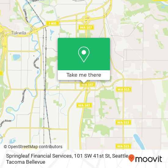 Mapa de Springleaf Financial Services, 101 SW 41st St