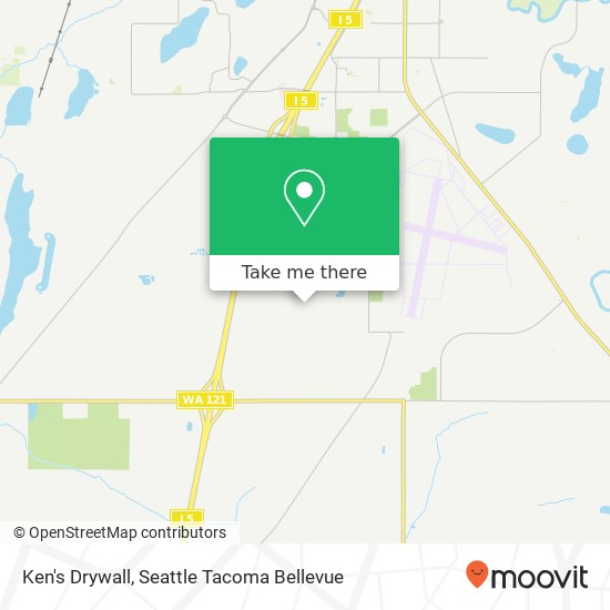 Mapa de Ken's Drywall, 8705 Silver Fox Ct SW