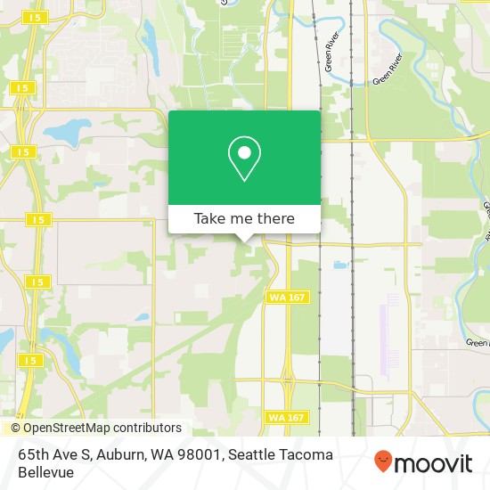 65th Ave S, Auburn, WA 98001 map