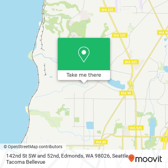 Mapa de 142nd St SW and 52nd, Edmonds, WA 98026