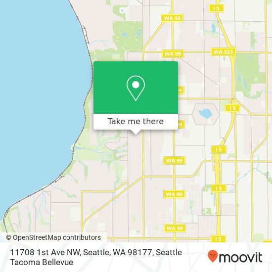 11708 1st Ave NW, Seattle, WA 98177 map