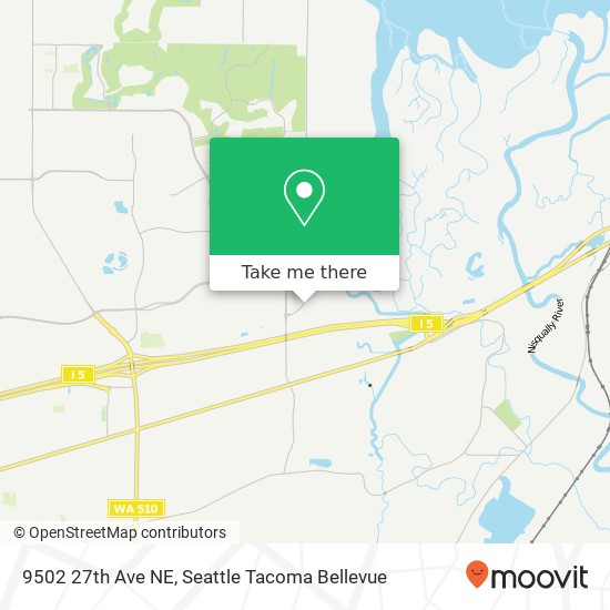 Mapa de 9502 27th Ave NE, Olympia, WA 98516