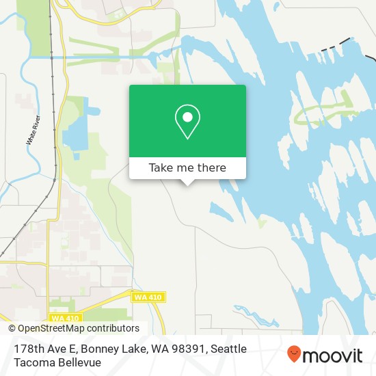 178th Ave E, Bonney Lake, WA 98391 map