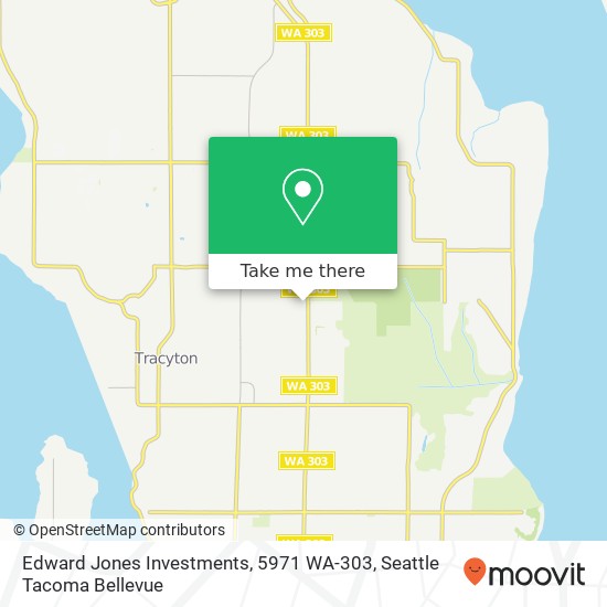 Mapa de Edward Jones Investments, 5971 WA-303