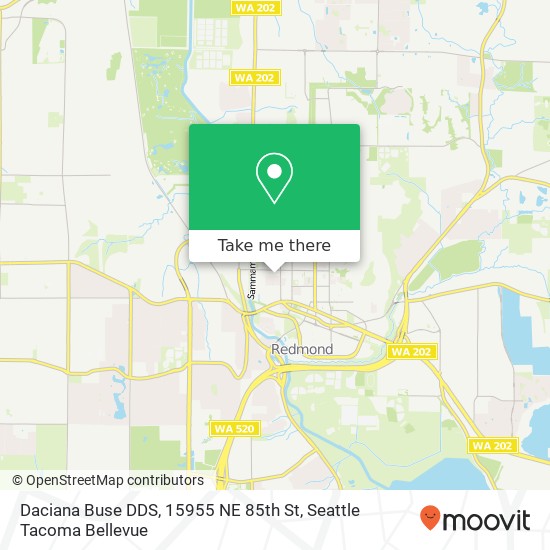 Daciana Buse DDS, 15955 NE 85th St map