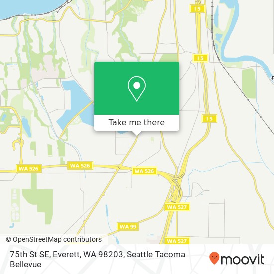 75th St SE, Everett, WA 98203 map