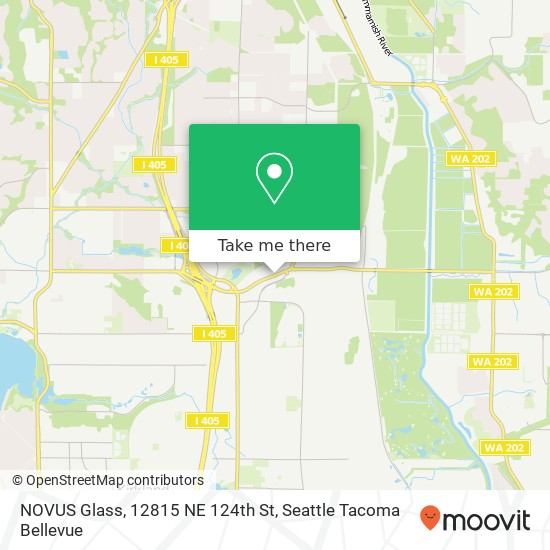 NOVUS Glass, 12815 NE 124th St map