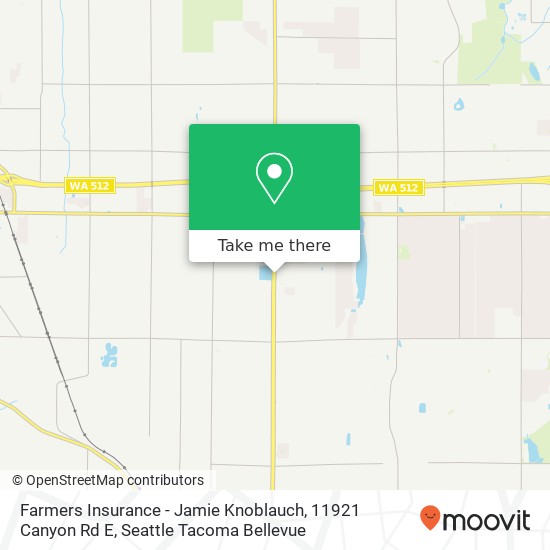 Mapa de Farmers Insurance - Jamie Knoblauch, 11921 Canyon Rd E