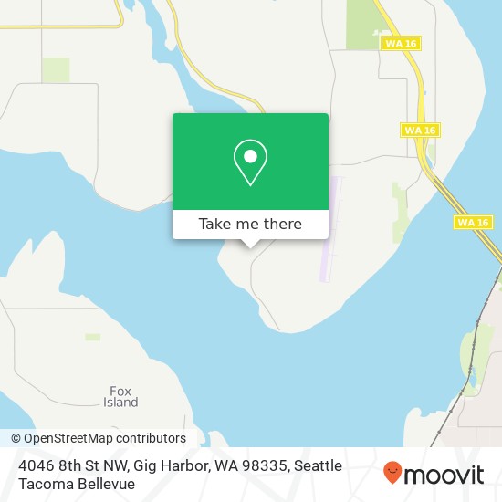 4046 8th St NW, Gig Harbor, WA 98335 map