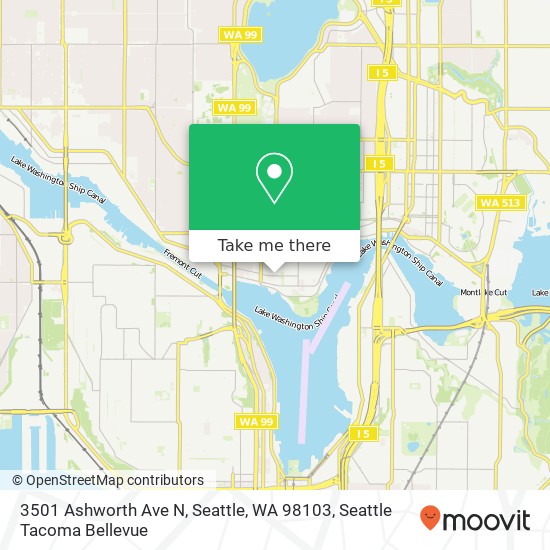 3501 Ashworth Ave N, Seattle, WA 98103 map