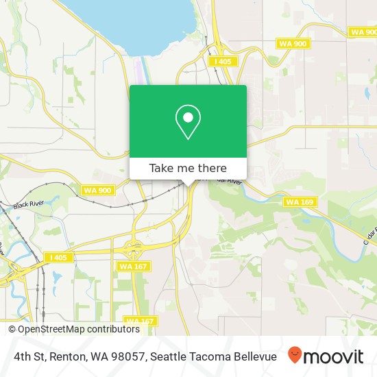 Mapa de 4th St, Renton, WA 98057