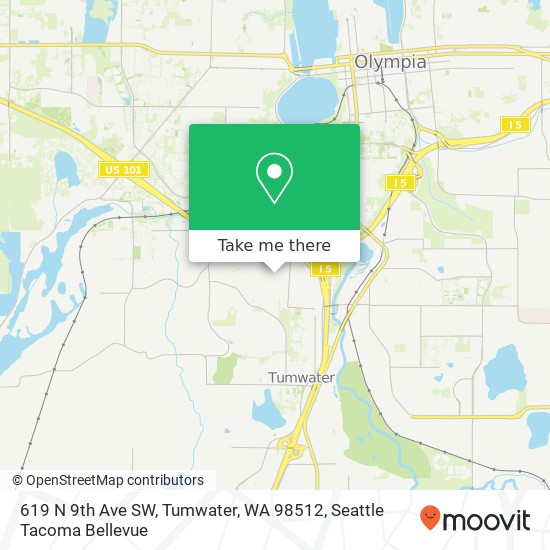 619 N 9th Ave SW, Tumwater, WA 98512 map