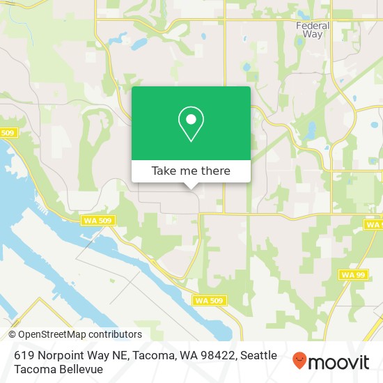 619 Norpoint Way NE, Tacoma, WA 98422 map