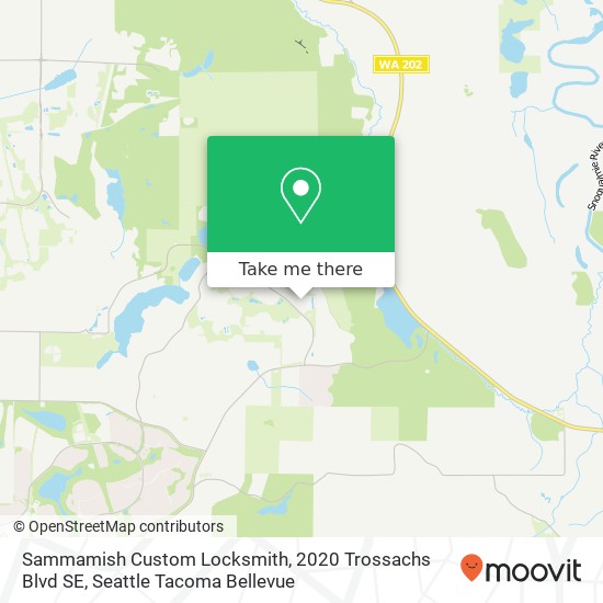 Mapa de Sammamish Custom Locksmith, 2020 Trossachs Blvd SE