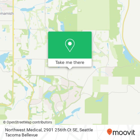 Mapa de Northwest Medical, 2901 256th Ct SE