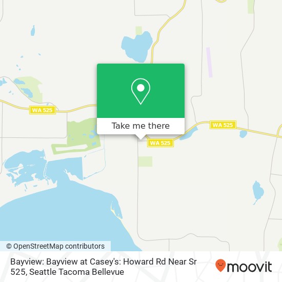 Mapa de Bayview: Bayview at Casey's: Howard Rd Near Sr 525