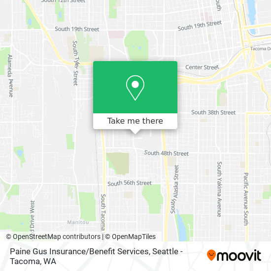 Mapa de Paine Gus Insurance / Benefit Services