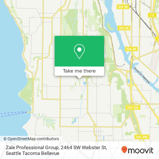 Zale Professional Group, 2464 SW Webster St map