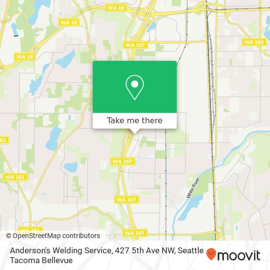 Mapa de Anderson's Welding Service, 427 5th Ave NW