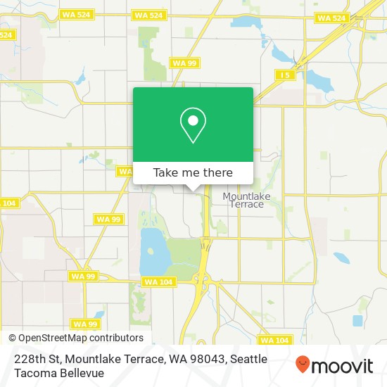 228th St, Mountlake Terrace, WA 98043 map