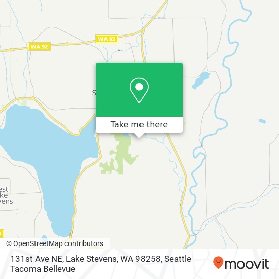 Mapa de 131st Ave NE, Lake Stevens, WA 98258