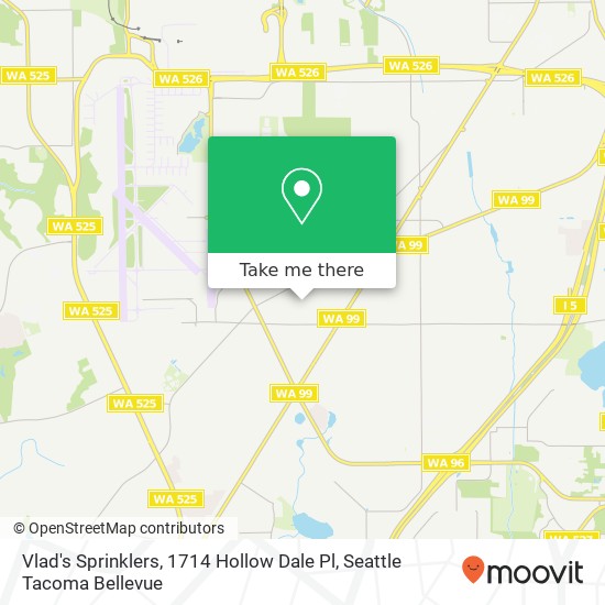 Mapa de Vlad's Sprinklers, 1714 Hollow Dale Pl