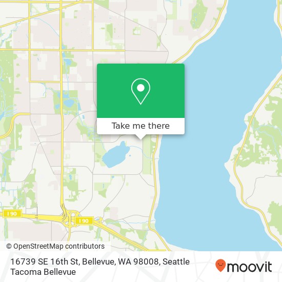 16739 SE 16th St, Bellevue, WA 98008 map