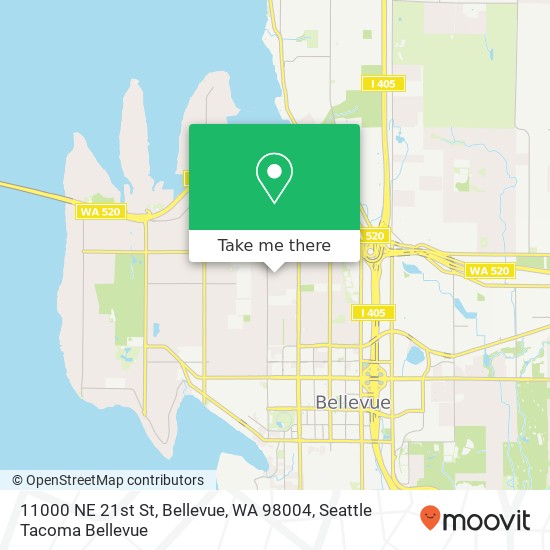 11000 NE 21st St, Bellevue, WA 98004 map