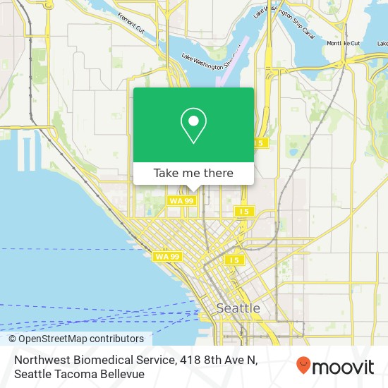 Northwest Biomedical Service, 418 8th Ave N map