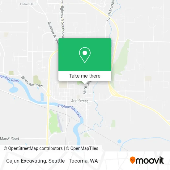 Mapa de Cajun Excavating