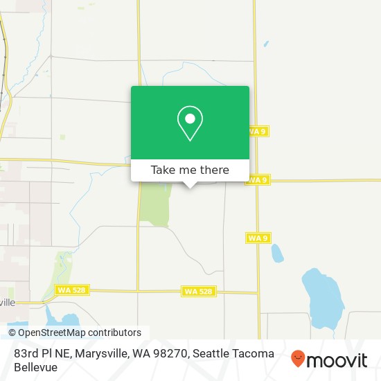 Mapa de 83rd Pl NE, Marysville, WA 98270