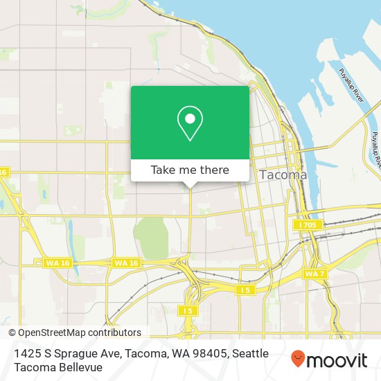 1425 S Sprague Ave, Tacoma, WA 98405 map