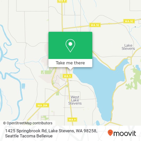 1425 Springbrook Rd, Lake Stevens, WA 98258 map