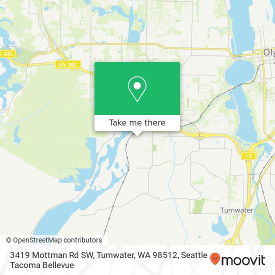 3419 Mottman Rd SW, Tumwater, WA 98512 map