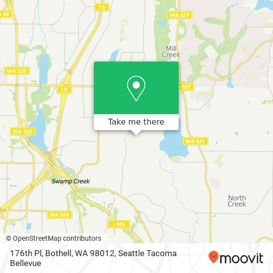 Mapa de 176th Pl, Bothell, WA 98012