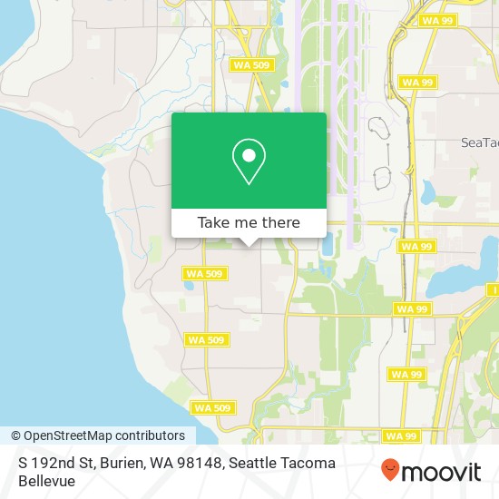 S 192nd St, Burien, WA 98148 map