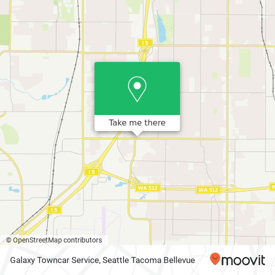 Galaxy Towncar Service map
