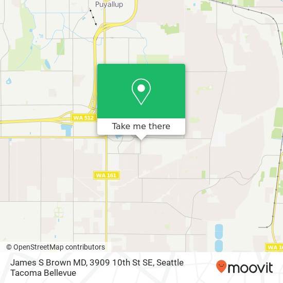 Mapa de James S Brown MD, 3909 10th St SE