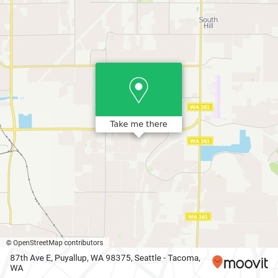 87th Ave E, Puyallup, WA 98375 map