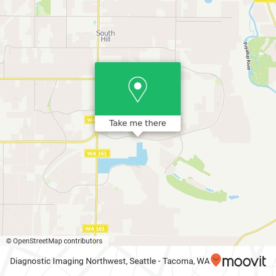 Mapa de Diagnostic Imaging Northwest, 11212 Sunrise Blvd E