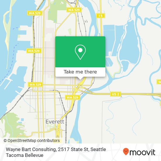 Mapa de Wayne Bart Consulting, 2517 State St