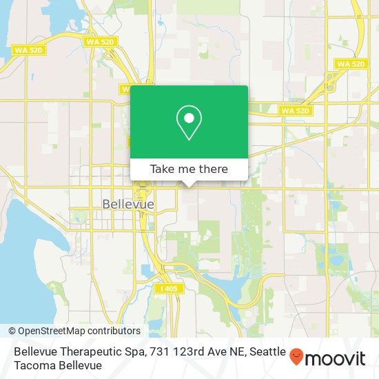 Bellevue Therapeutic Spa, 731 123rd Ave NE map
