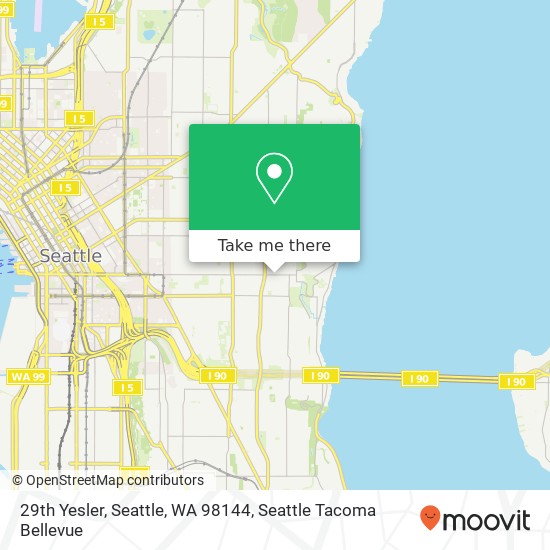 Mapa de 29th Yesler, Seattle, WA 98144